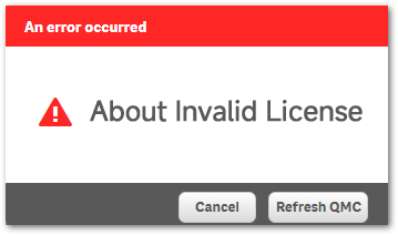 关于Invalid License提示
